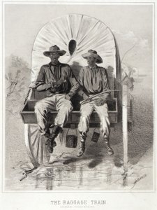 Campagne Schetsen: De bagagetrein door Winslow Homer