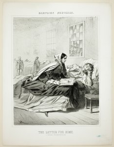 Campagneschetsen: De brief voor thuis door Winslow Homer