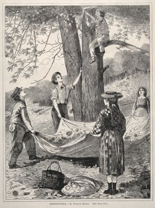 Kastanjes rapen, 1870 door Winslow Homer