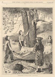 Kastanjes rapen, uit Every Saturday, 29 oktober 1870