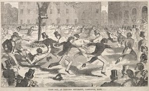 Klassendag, Harvard Universiteit, Cambridge, Massachusetts door Winslow Homer