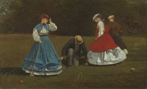 Croquet scène, 1866