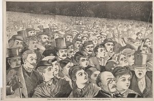 Vuurwerk op de avond van de vierde juli, 1868 door Winslow Homer