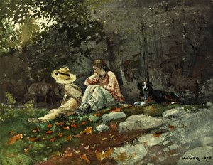 Kudde Schapen, Houghton Farm, 1878