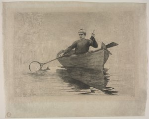 Vliegvissen door Winslow Homer