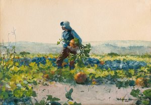 Om een boerenjongen te zijn door Winslow Homer