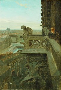 Gargouilles bij Notre Dame door Winslow Homer