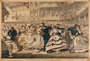 Groot Russisch bal in de Muziekacademie - 5 nov. 1863