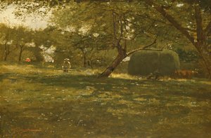 Oogstscène door Winslow Homer