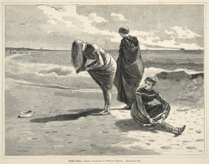 Hoogwater, uit Every Saturday: An Illustrated Journal of Choice Reading, 6 augustus 1870 door Winslow Homer