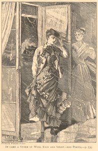 Er kwam een storm van wind, regen en spray - en Portia, uit The Galaxy, december 1869