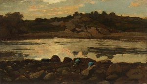 Lobster Cove, Manchester, Massachusetts door Winslow Homer