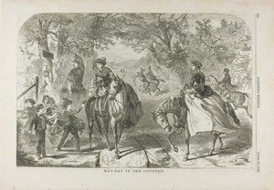 Mei-Dag op het platteland door Winslow Homer