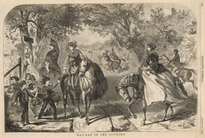 Meidag op het platteland, uit Harper door Winslow Homer