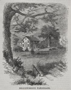 Meadowbrook pastorie, 1860