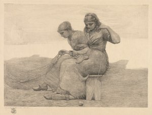 Het herstellen van de scheuren, 1888 door Winslow Homer