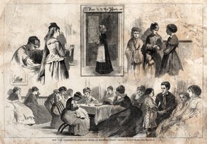 New York Liefdadigheid - St. Barnabas House, 304 Mulberry Street, 1874 door Winslow Homer