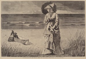 Op het strand - Twee is gezelschap, drie is niemand, gepubliceerd 1872