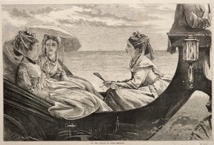 Op het strand bij Long Branch, 1870