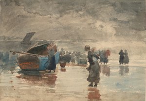 Op het Zand, 1881 door Winslow Homer