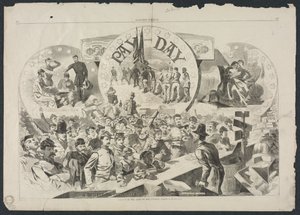 Betaaldag in het leger van de Potomac door Winslow Homer