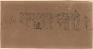 Voorbereiding voor de Mars, 1862 door Winslow Homer