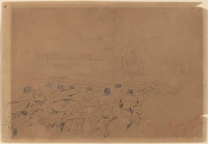 Opstandige werken in Yorktown door Winslow Homer