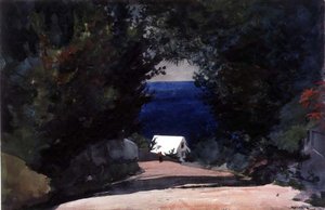 Weg in Bermuda, c.1899-1901 door Winslow Homer