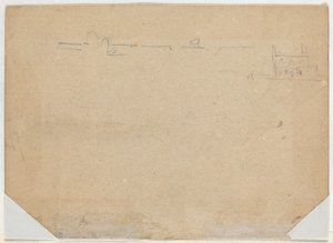 Daklijn [verso], 1862 door Winslow Homer