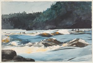 Saguenay Rivier, Lage Stroomversnellingen door Winslow Homer