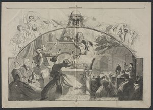 Het oude jaar uitluiden, 1861