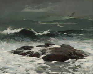 Zomerstorm, 1904 door Winslow Homer