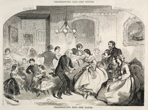 Thanksgiving Day - De Dans, 1858