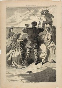 De aanpak van de Britse piraat "Alabama door Winslow Homer