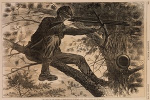 Het leger van de Potomac - Een scherpschutter op wacht, uit Harper