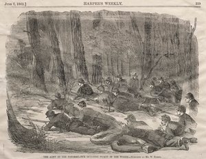 Het Leger van de Potomac - Onze Buitenpost in het Bos, 1862