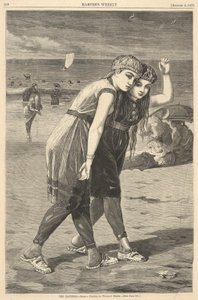 De Baders, uit Harper door Winslow Homer