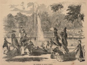 De fontein op Boston Common, uit Ballou