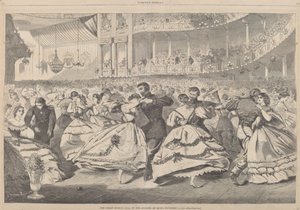 Het Grote Russische Bal in de Muziekacademie door Winslow Homer