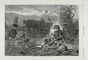 De laatste dagen van de oogst door Winslow Homer