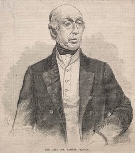 De overleden kolonel Samuel Jaques