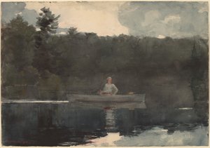 De eenzame visser, 1889