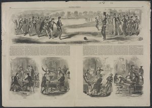 De wedstrijd tussen de Sophs en Freshmen, 1857
