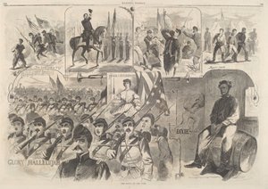 De liederen van de oorlog, gepubliceerd 1861 door Winslow Homer