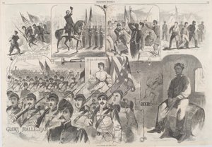 De liederen van de oorlog, gepubliceerd 1861