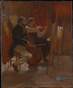 Het atelier door Winslow Homer