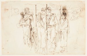 De Wandelende Gewonden door Winslow Homer