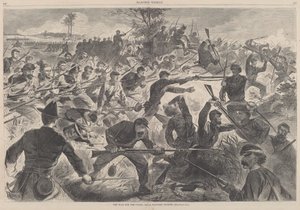 De Oorlog voor de Unie - Een Bajonetaanval door Winslow Homer