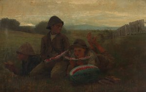 De Watermeloen Jongens door Winslow Homer