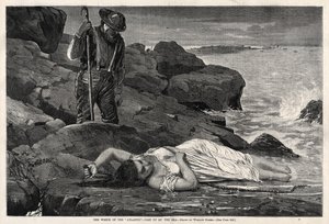 Het wrak van de Atlantische Oceaan - Aangespoeld door de zee, 1873 door Winslow Homer